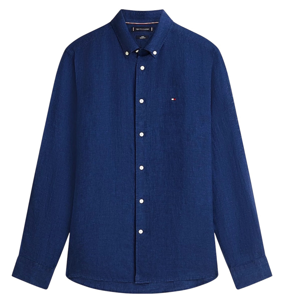 Tommy Hilfiger Regular Fit Washed Pure Linen Shirt