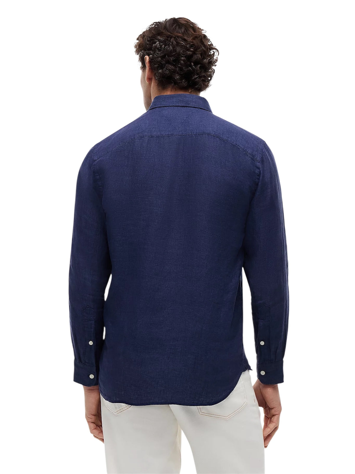 Tommy Hilfiger Regular Fit Washed Pure Linen Shirt