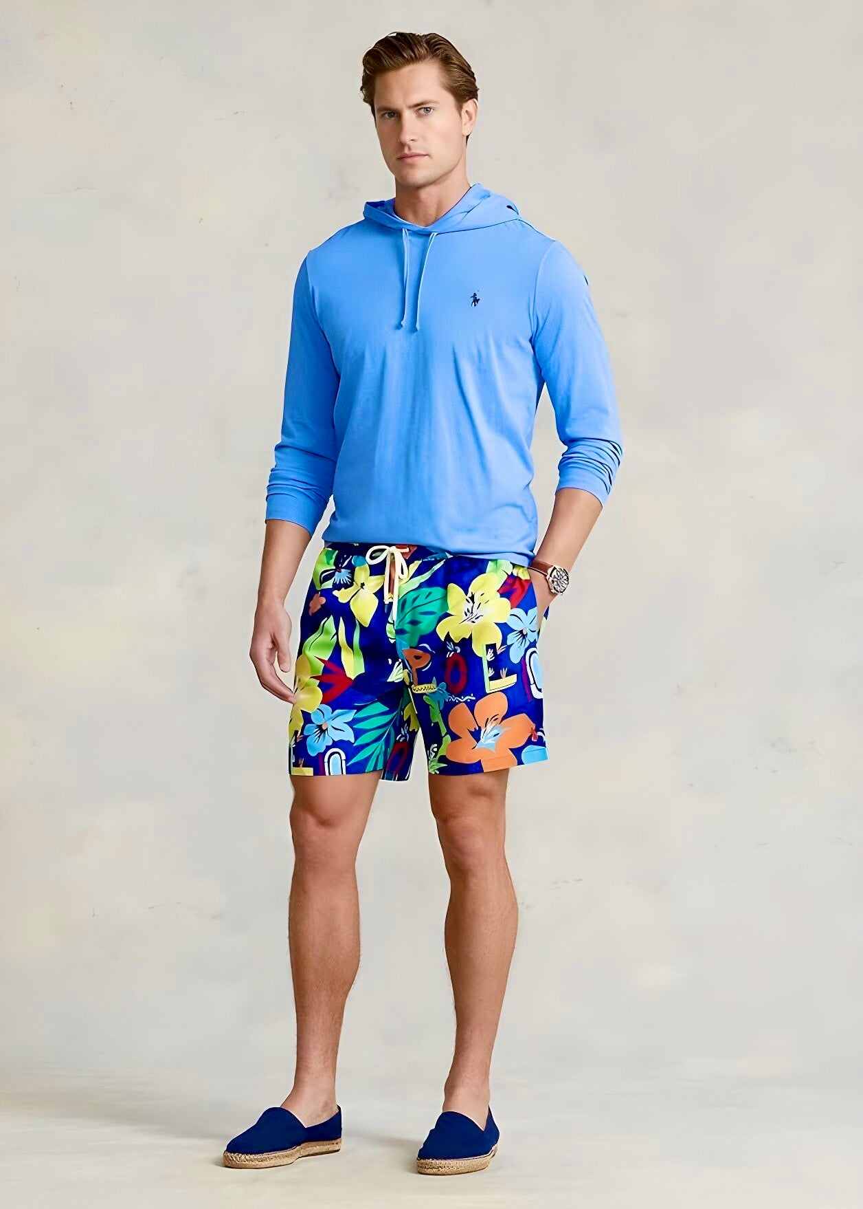 Polo Ralph Lauren Traveller Tropical Print Swim Shorts